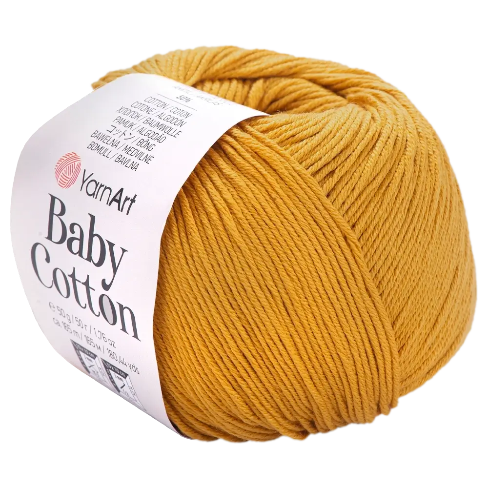 #Farbe_YarnArt Baby Cotton | 433 Maisgelb