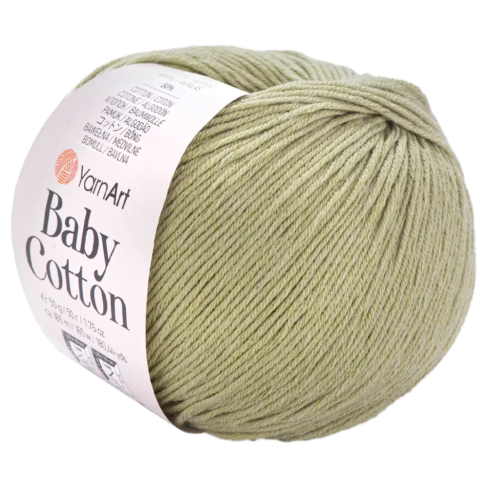 #Farbe_YarnArt Baby Cotton | 434 Graugrün