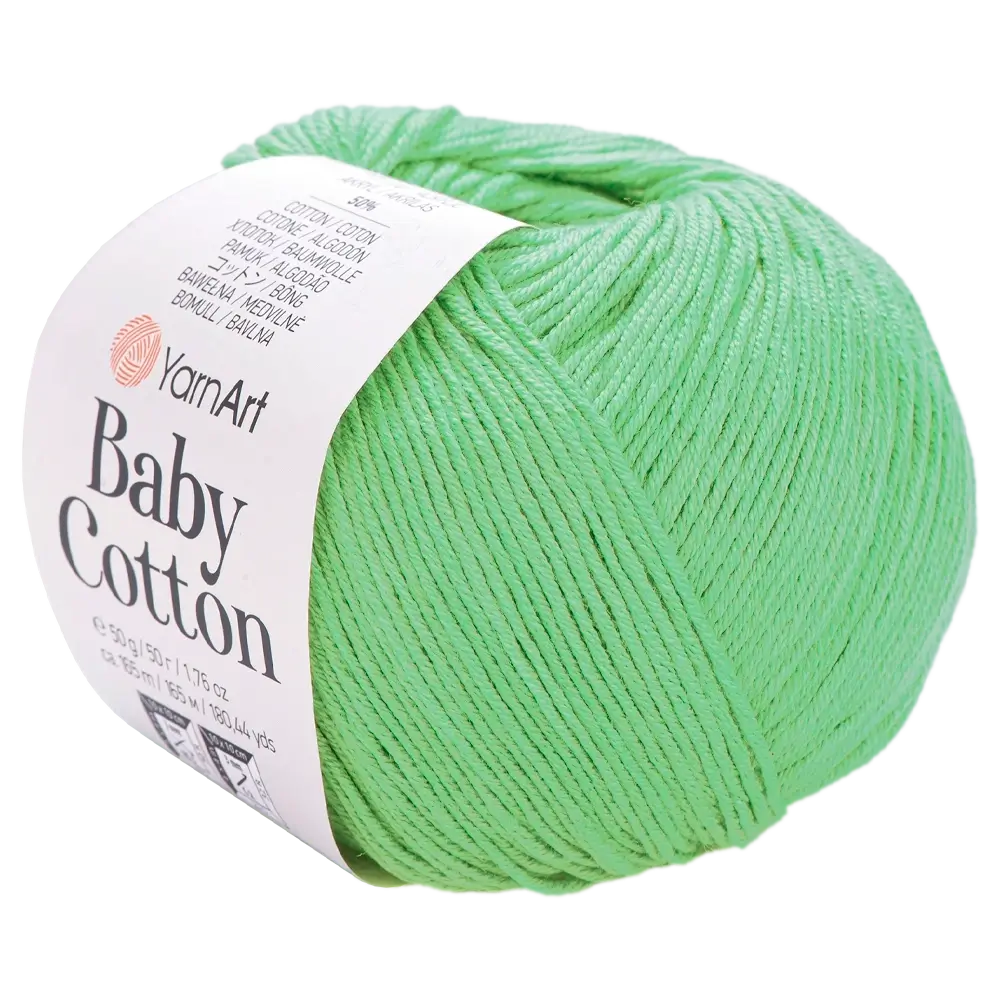 #Farbe_YarnArt Baby Cotton | 435 Mintgrün