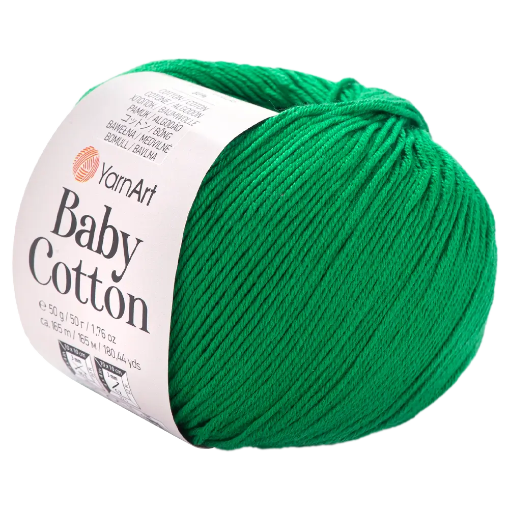 #Farbe_YarnArt Baby Cotton | 442 Maigrün
