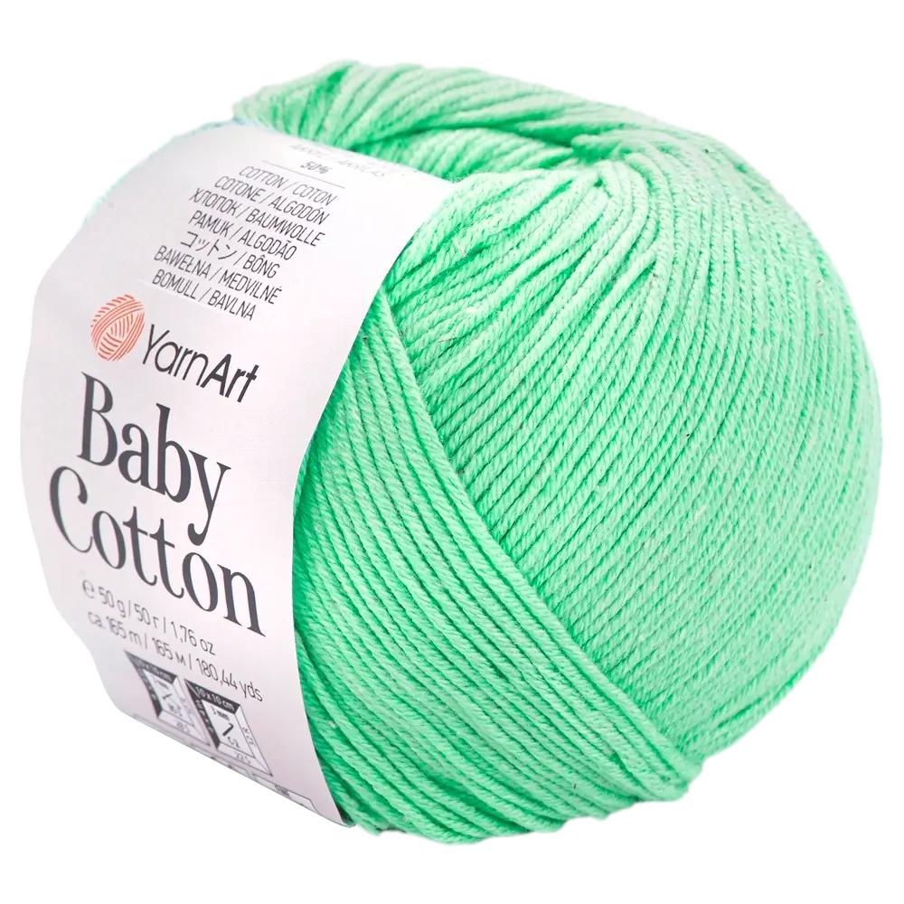 #Farbe_YarnArt Baby Cotton | 446 Türkis