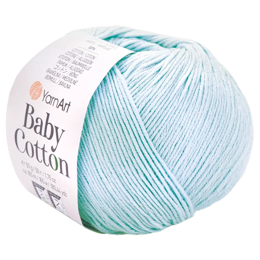 #Farbe_YarnArt Baby Cotton | 450 Babyblau