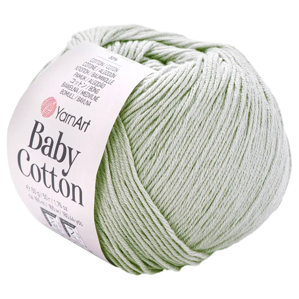 #Farbe_YarnArt Baby Cotton | 451 Hellgrau
