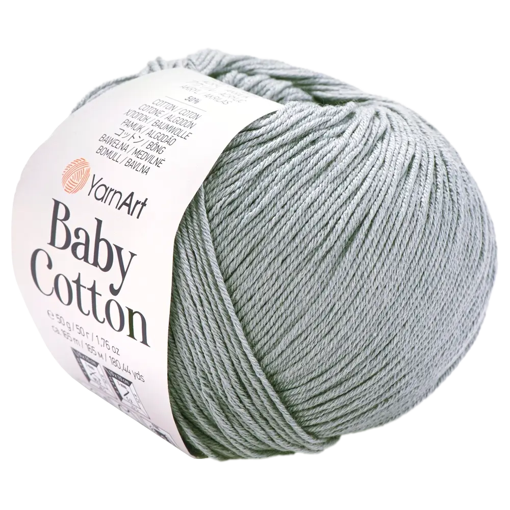 #Farbe_YarnArt Baby Cotton | 452 Stahlgrau
