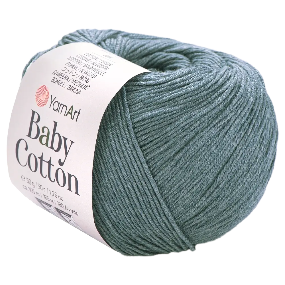 #Farbe_YarnArt Baby Cotton | 453 Blaugrau