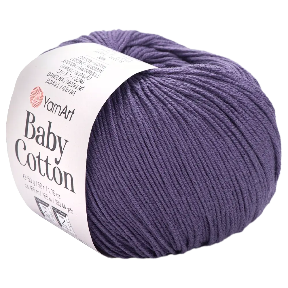 #Farbe_YarnArt Baby Cotton | 455 Violett