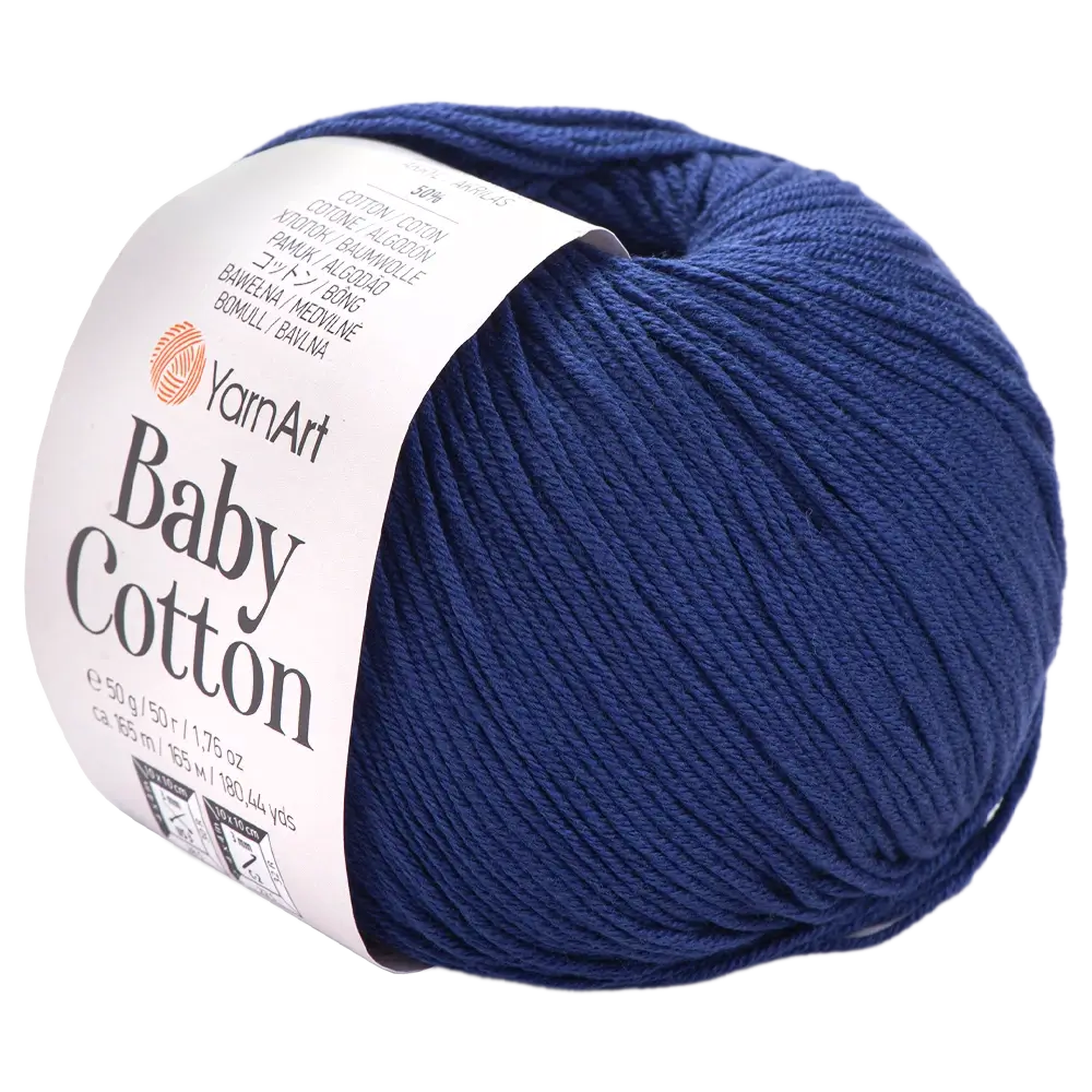 #Farbe_YarnArt Baby Cotton | 459 Dunkelblau
