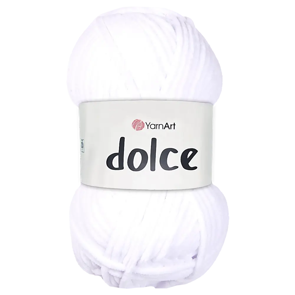 #Farbe_YarnArt Dolce | 741 Weiß
