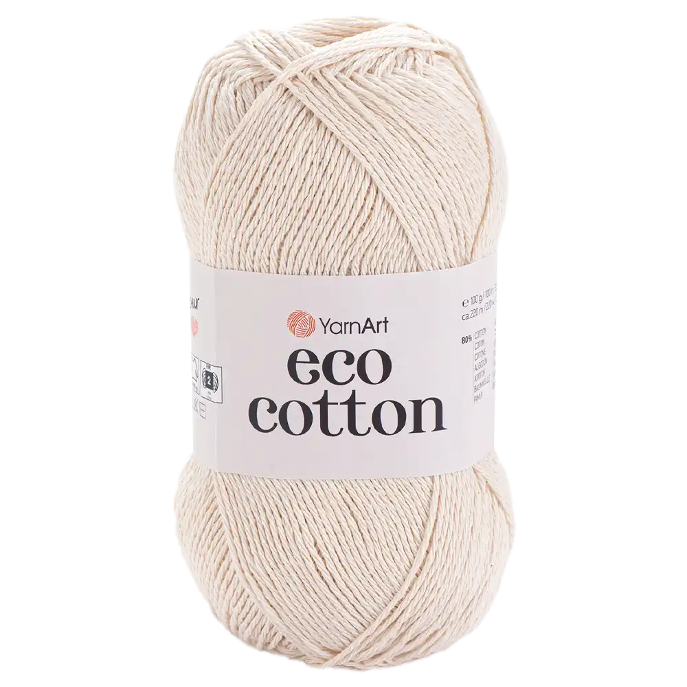 #Farbe_YarnArt Eco-Cotton | 762 Creme