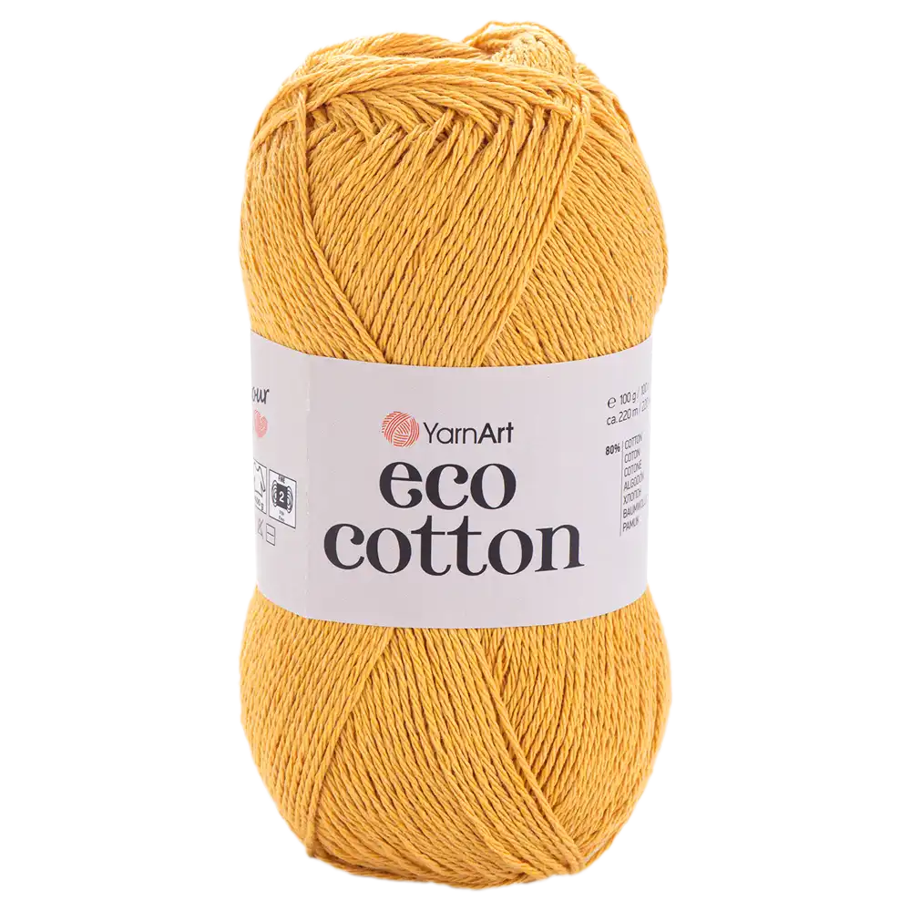 #Farbe_YarnArt Eco-Cotton | 764 Maisgelb