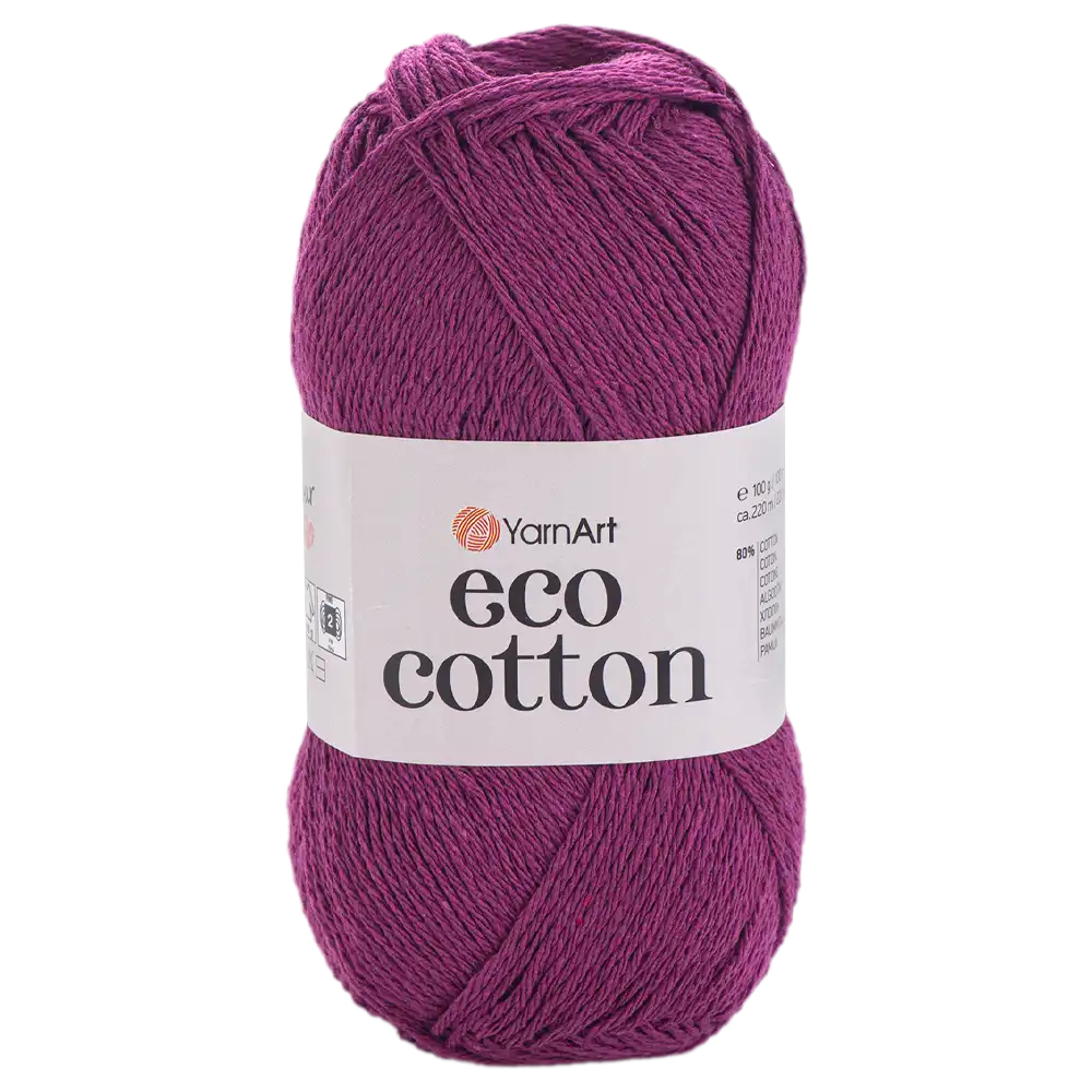 #Farbe_YarnArt Eco-Cotton | 772 Pflaume