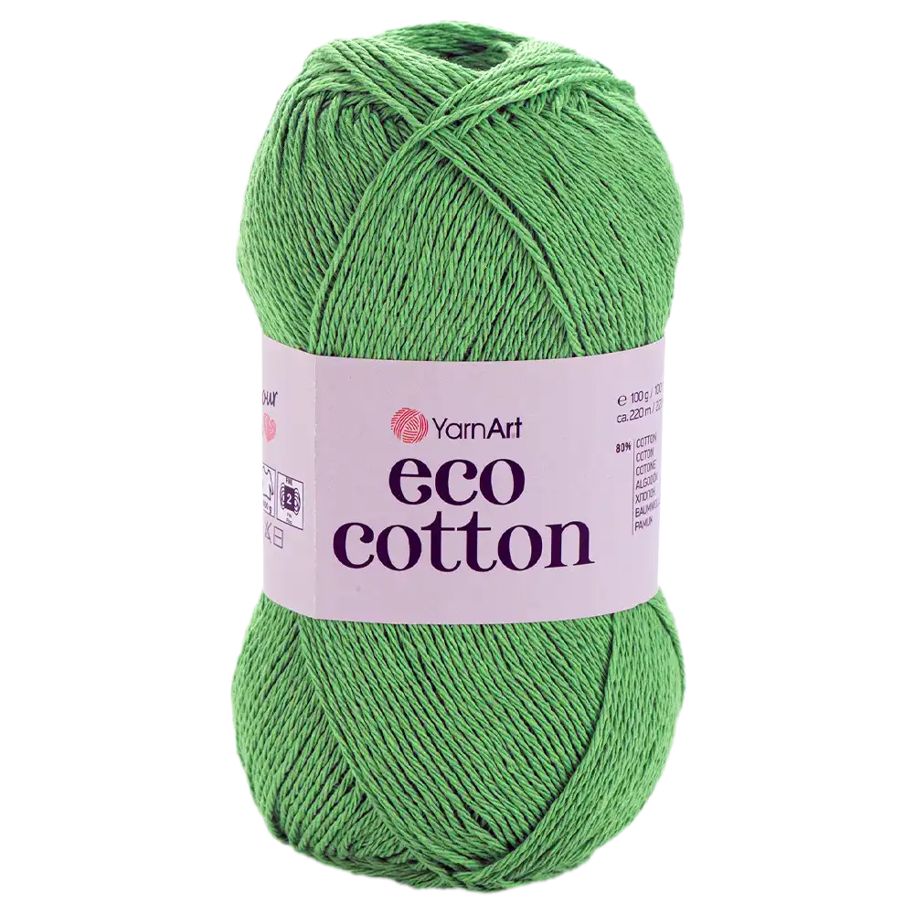 #Farbe_YarnArt Eco-Cotton | 802 Grün
