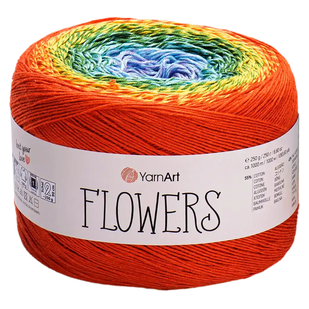 #Farbe_YarnArt Flowers | 255