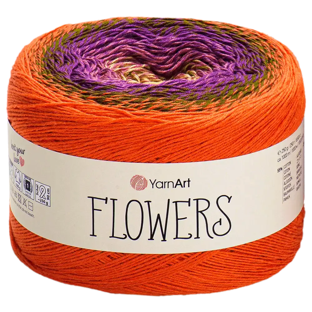 #Farbe_YarnArt Flowers | 295