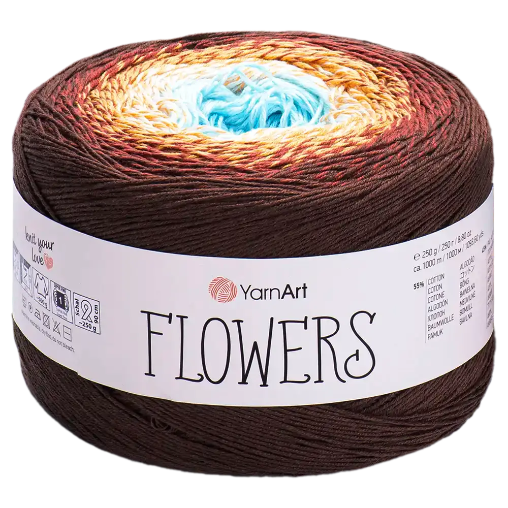 #Farbe_YarnArt Flowers | 296