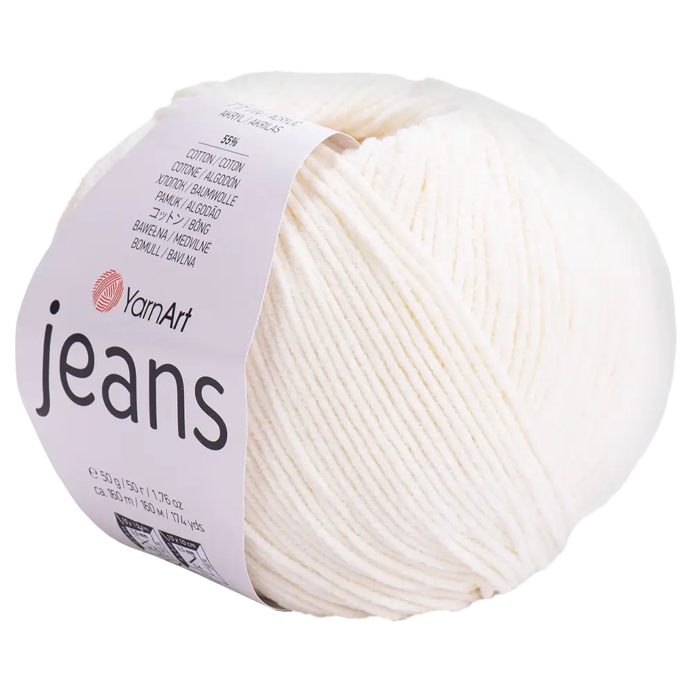 #Farbe_YarnArt Jeans | 03 Altweiß