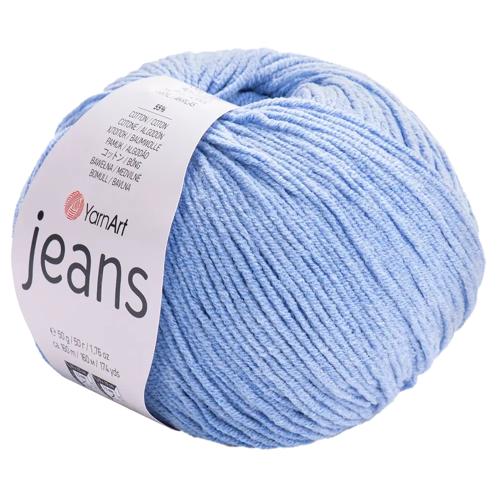 #Farbe_YarnArt Jeans | 15 Pastellblau