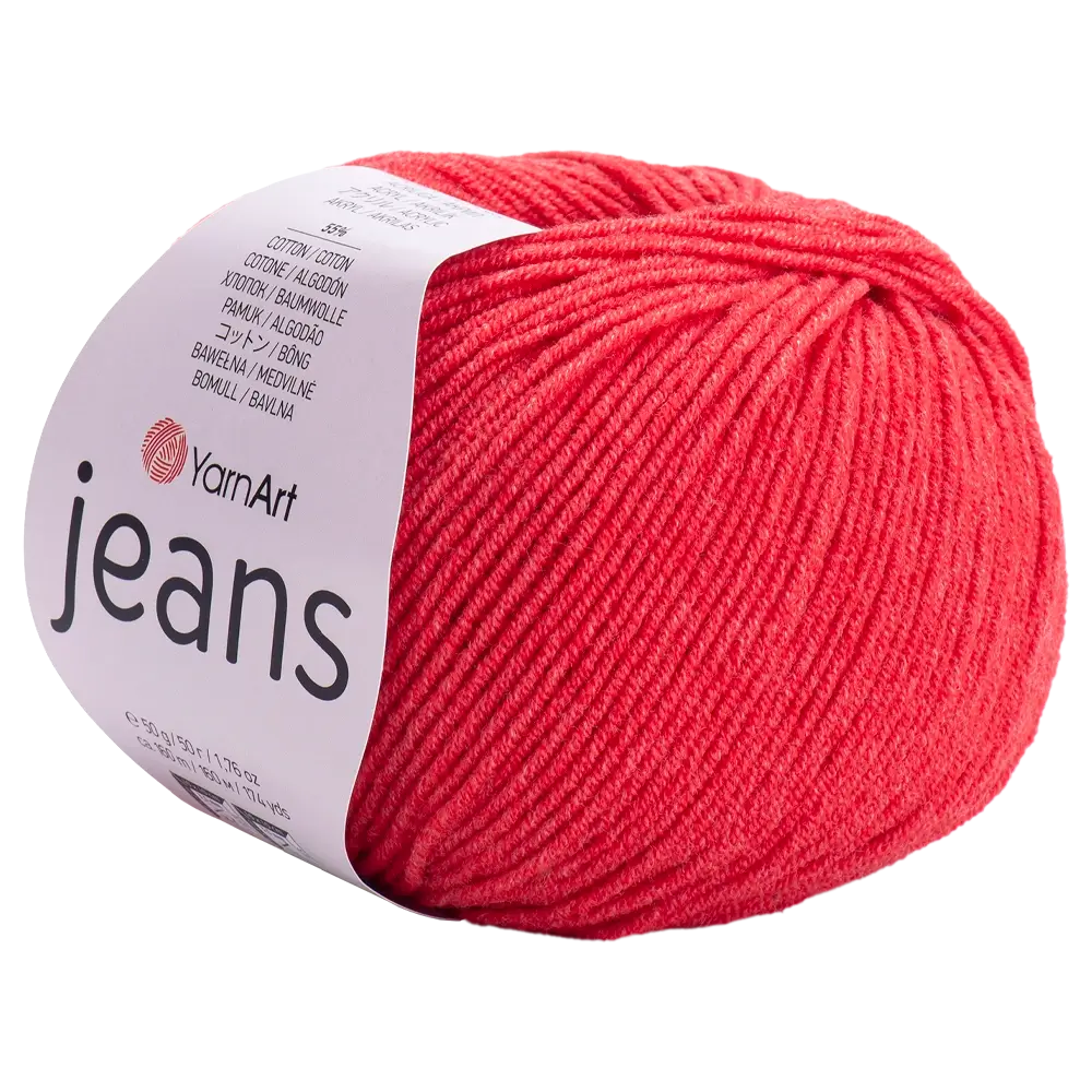 #Farbe_YarnArt Jeans | 26 Erdbeerrot