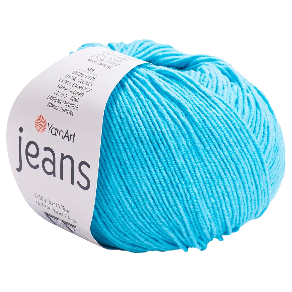 #Farbe_YarnArt Jeans | 33 Aquablau
