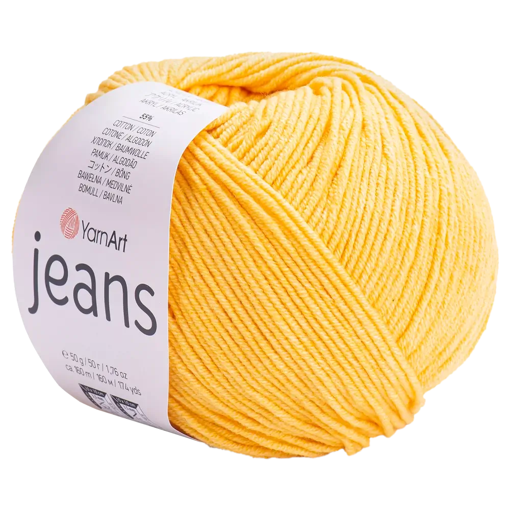 #Farbe_YarnArt Jeans | 35 Sonnengelb