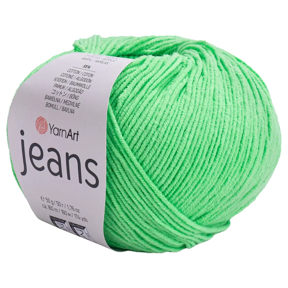 #Farbe_YarnArt Jeans | 60 Apfelgrün