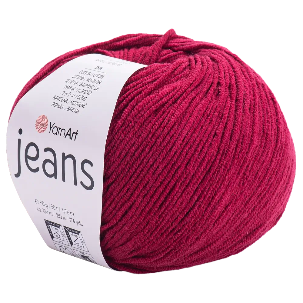 #Farbe_YarnArt Jeans | 66 Weinrot