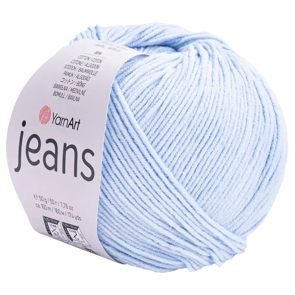 #Farbe_YarnArt Jeans | 75 Hellblau
