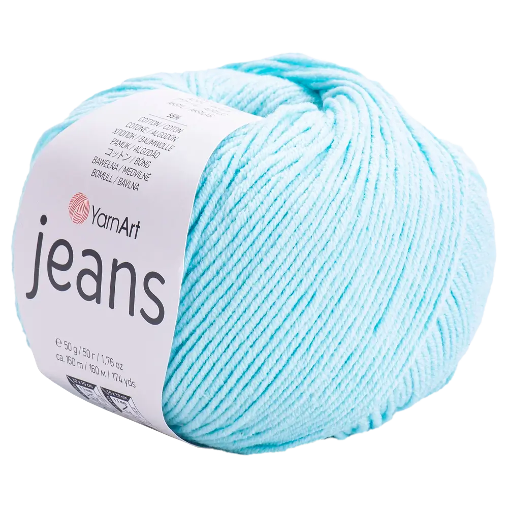#Farbe_YarnArt Jeans | 76 Helltürkis