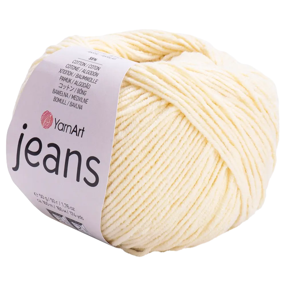 #Farbe_YarnArt Jeans | 86 Pastellgelb