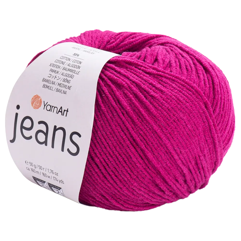 #Farbe_YarnArt Jeans | 91 Himbeerrot