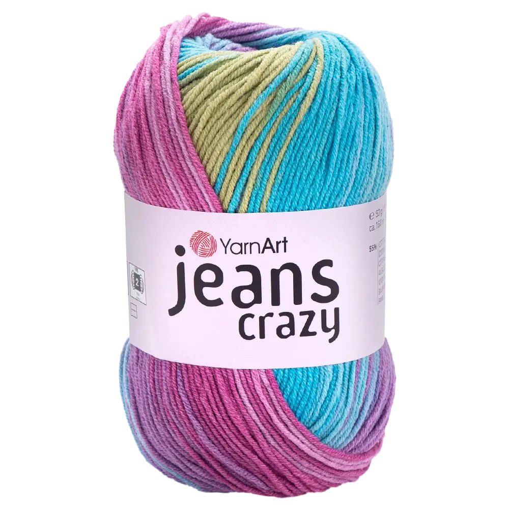#Farbe_YarnArt Jeans Crazy | 8211
