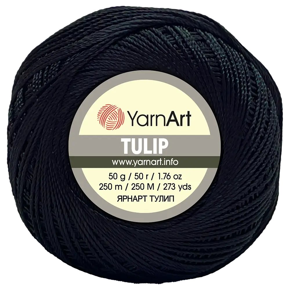 #Farbe_YarnArt Tulip | 400 Schwarz