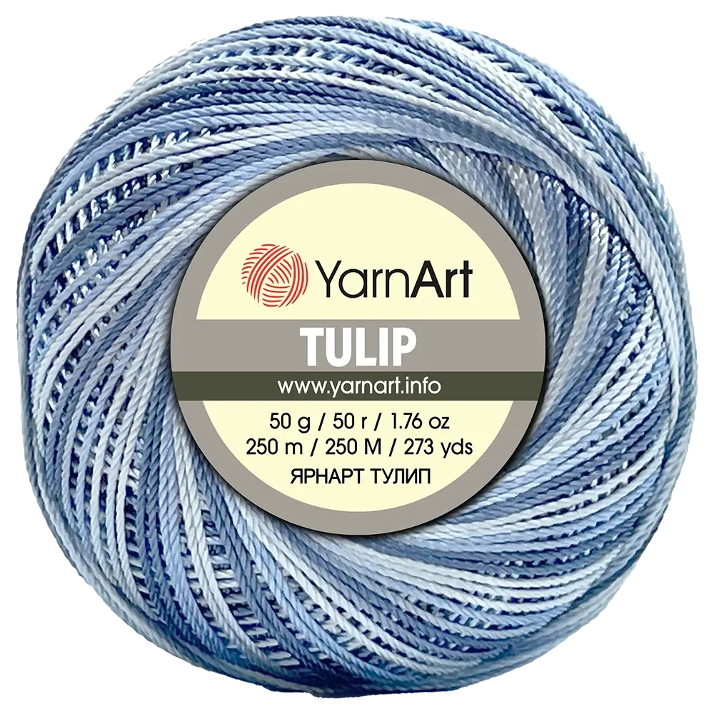 #Farbe_YarnArt Tulip | 456 grau-blau-dunkelblau