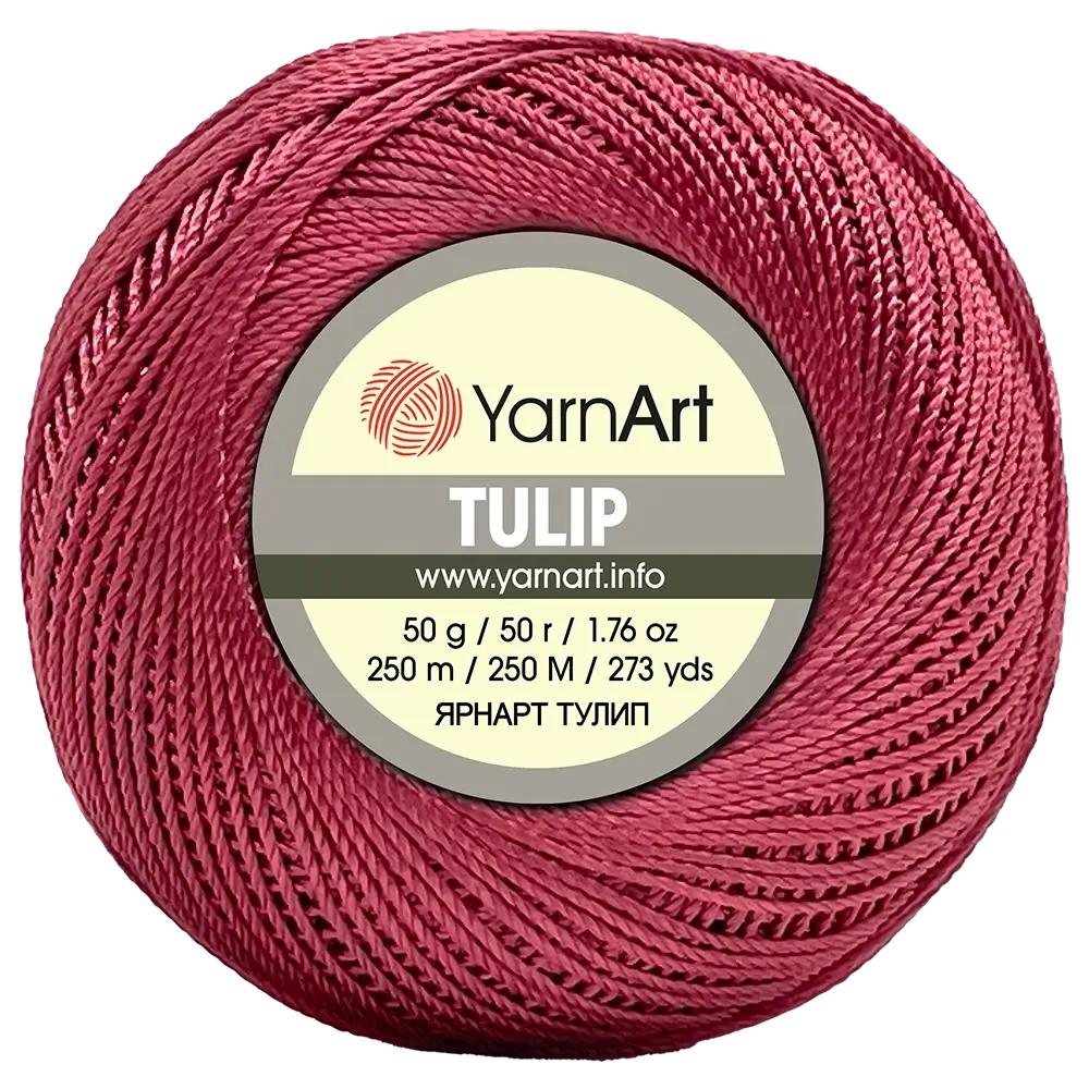 #Farbe_YarnArt Tulip | 468 Kirschrot