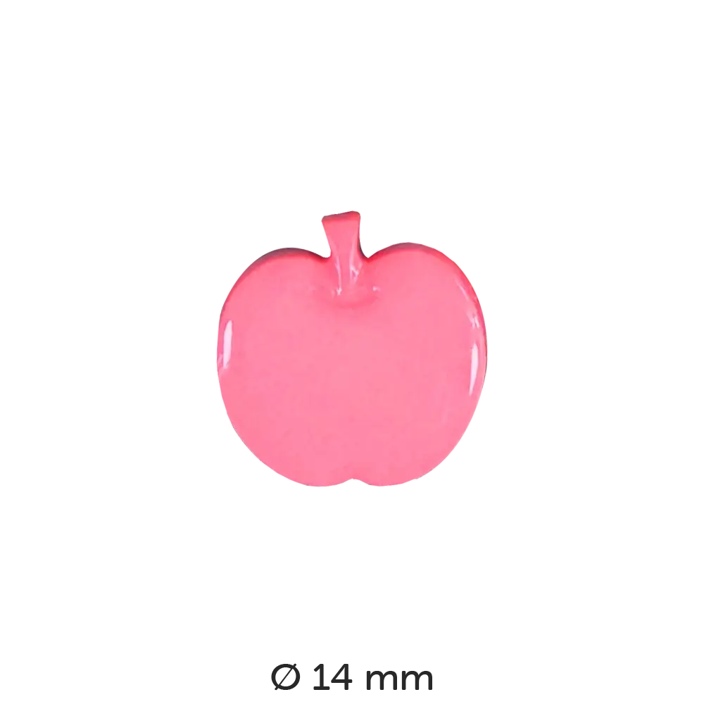 #Farbe_Dill Knopf Apfel 14 mm | 180659 Pink