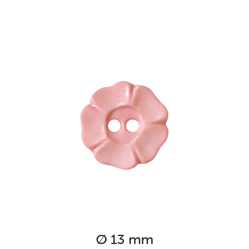 #Farbe_Dill Knopf Blume Nelke 13 mm | 190759 Rosa