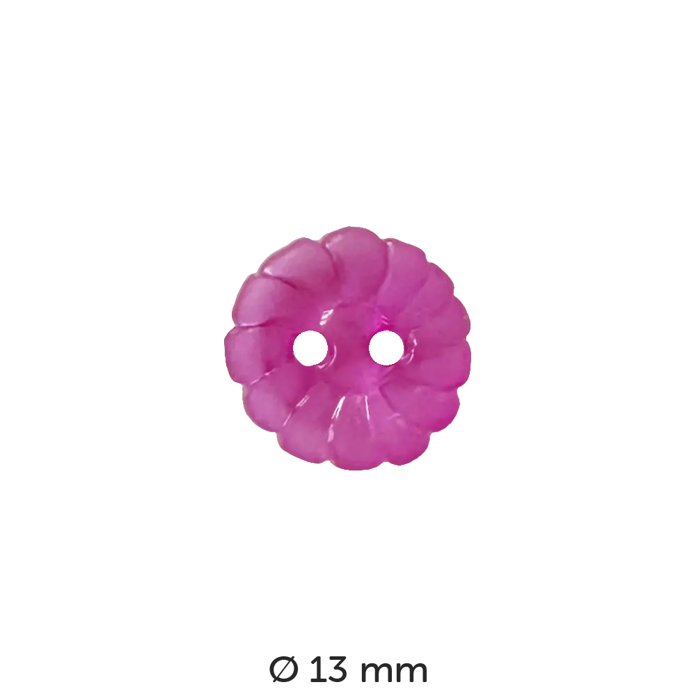 #Farbe_Dill Knopf Blume Dahlie 13 mm | 224507 Pink Transparent