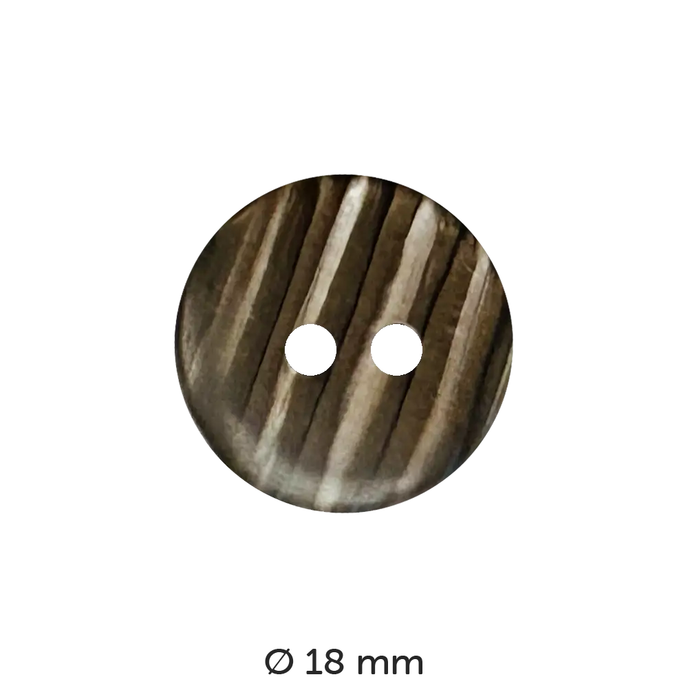 #Farbe_Dill Knopf Streifen | 231123 18 mm