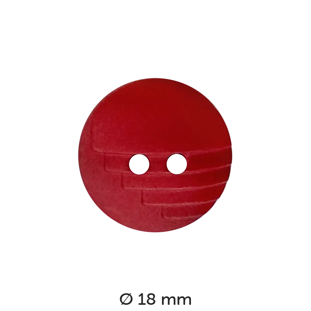 #Farbe_Dill Knopf Stufen 18 mm | 231134 Rot