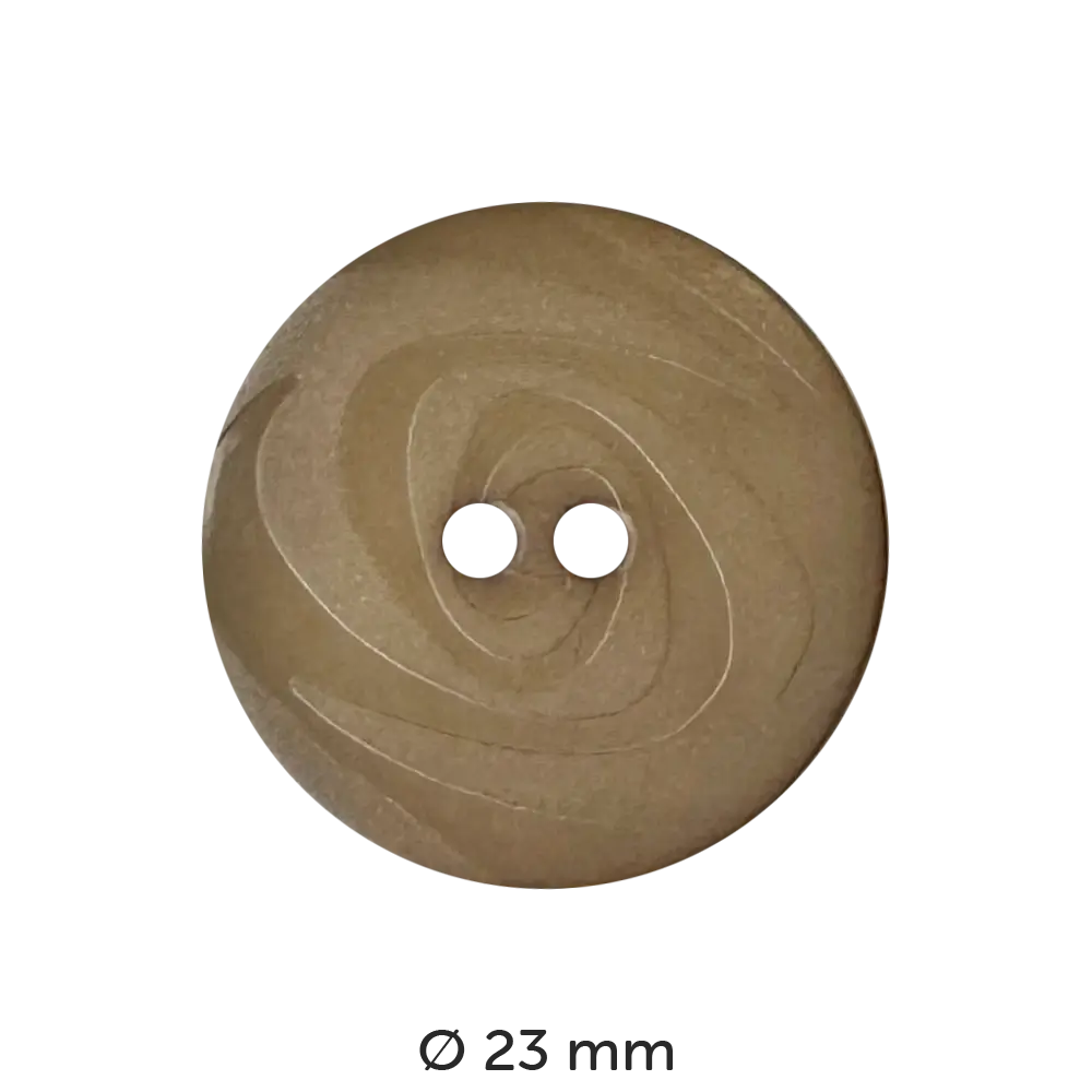 #Fabe_Dill Knopf Wirbel | 250718 Beige 23 mm