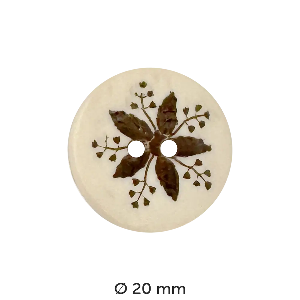 #Modell_Dill Knopf Blätter | 270622 20 mm