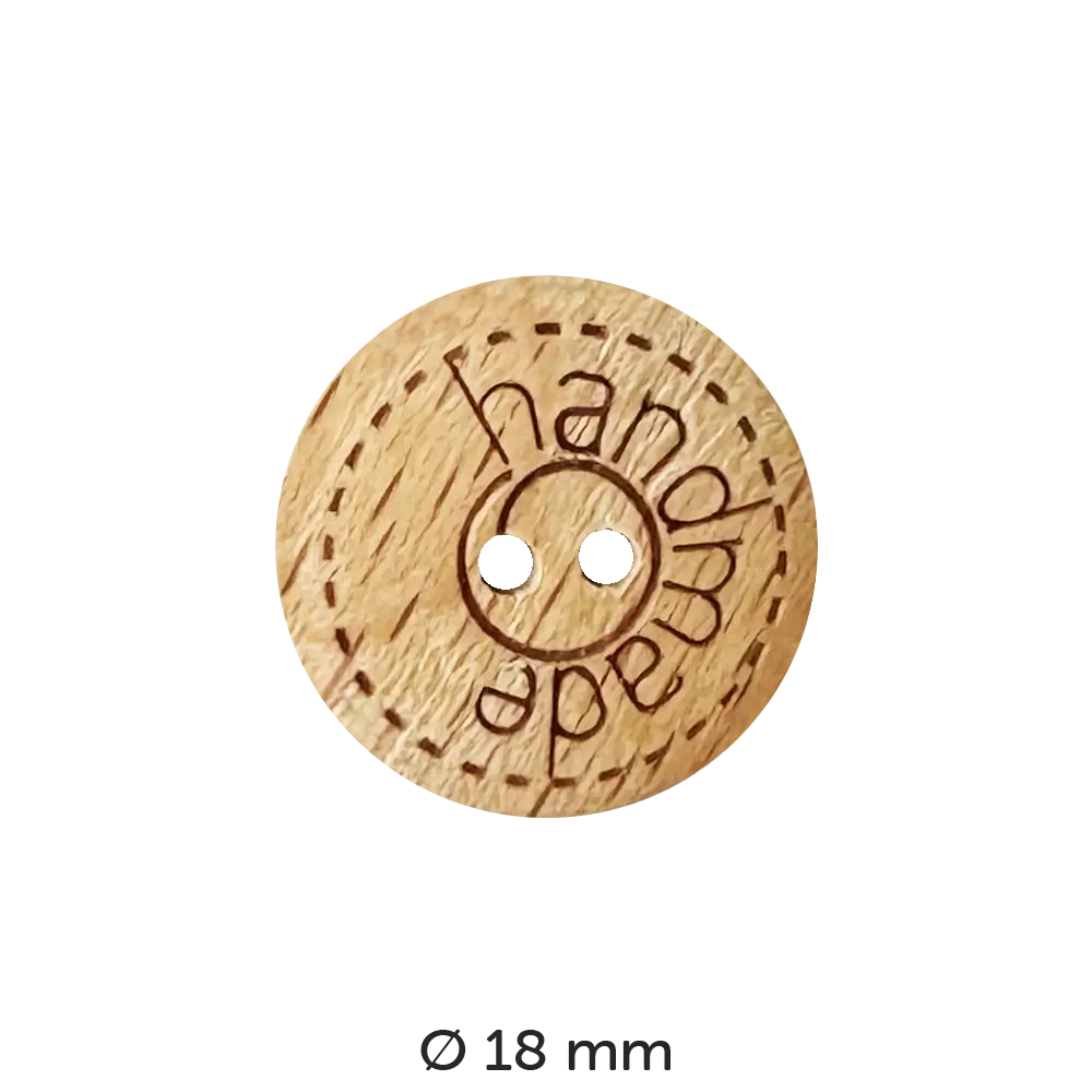 #Modell_Dill Holzknopf Handmade | 281200 18 mm