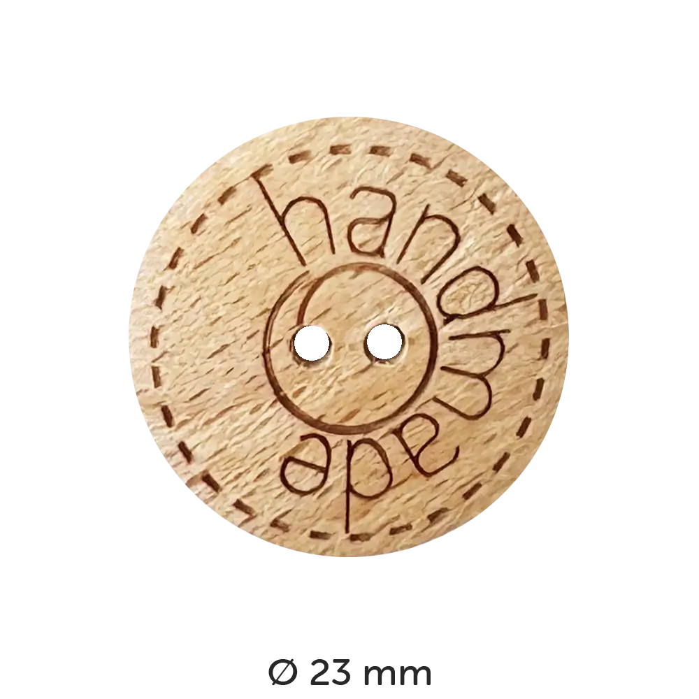 #Modell_Dill Holzknopf Handmade | 311105 23 mm