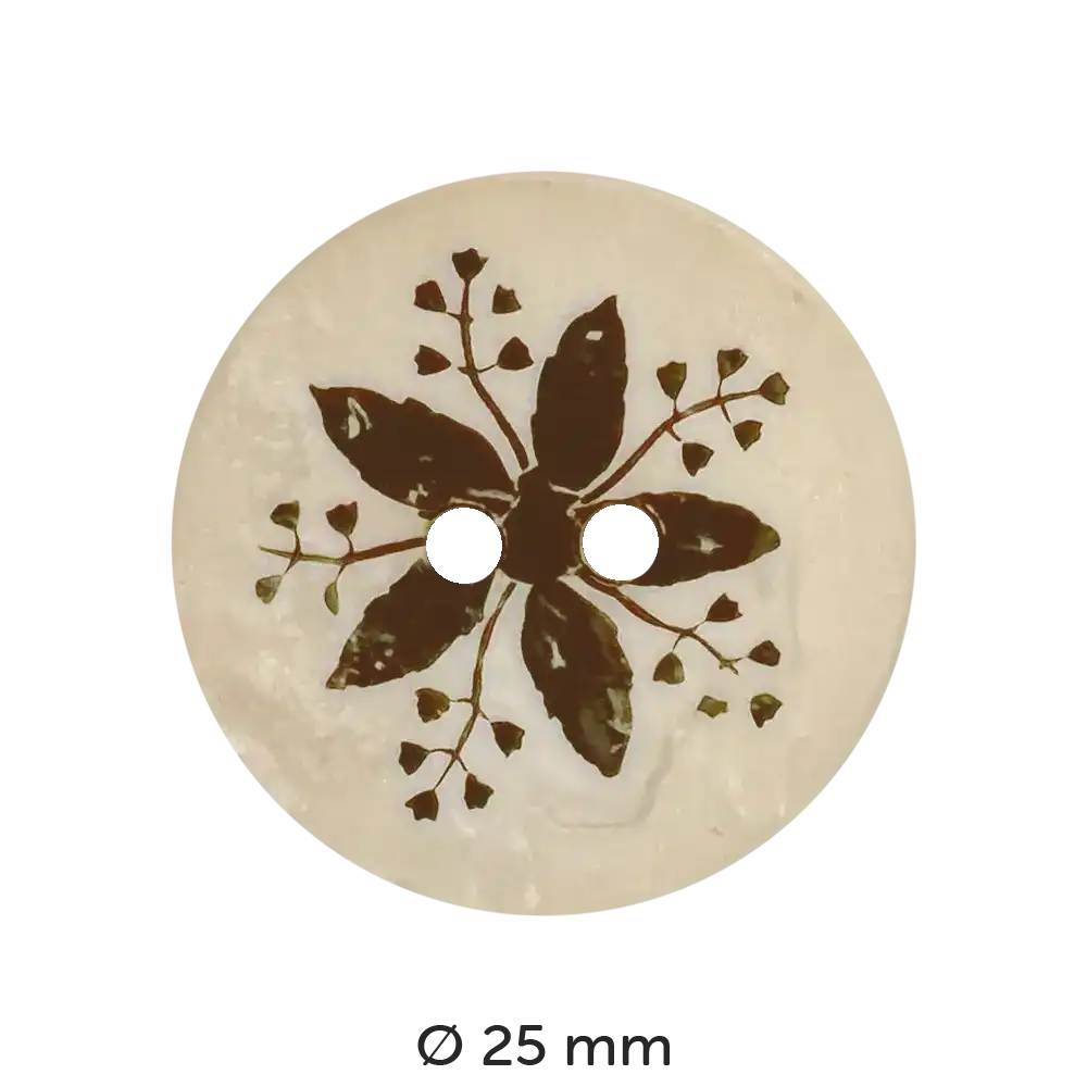 #Modell_Dill Knopf Blätter | 320549 25 mm