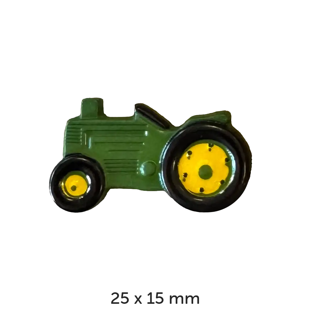 #Modell_Dill Figurenknopf | 340620 Traktor 25 x 15 mm
