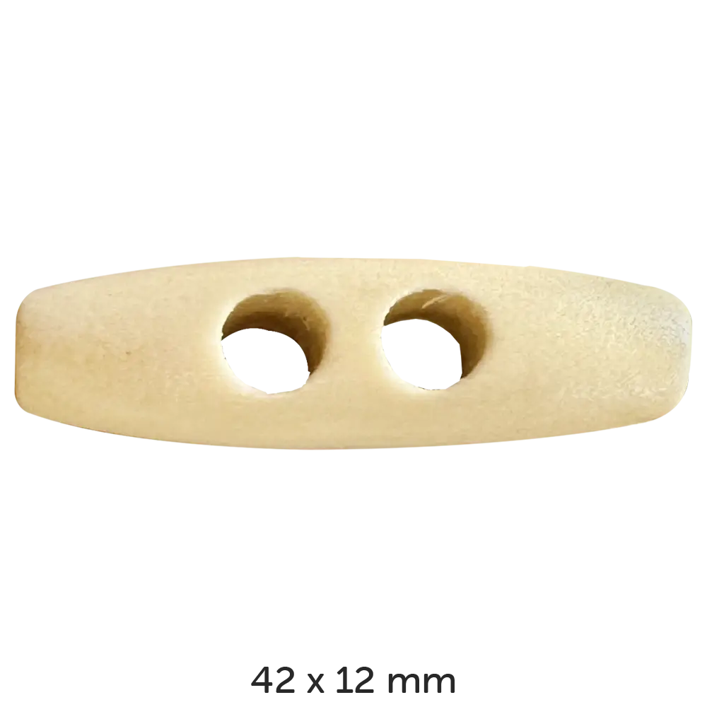 #Modell_Dill Holzknopf Knebel | 340742 42 x 12 mm