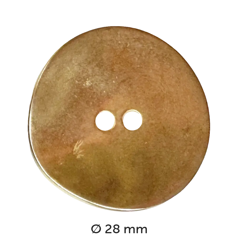 #Modell_Dill Metallknopf rund | 380225 Gold 28 mm