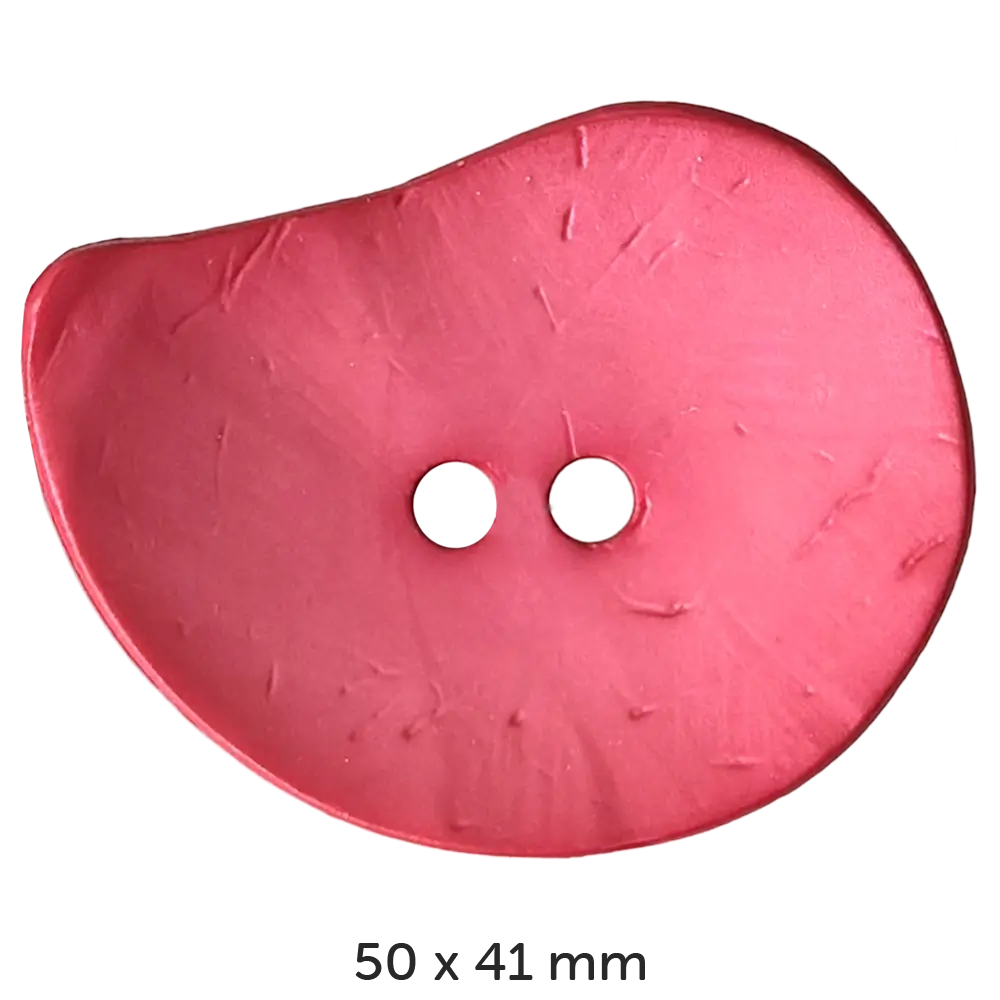 #Farbe_Dill Knopf Tropfen 50 x 41 mm | 390153 Beere