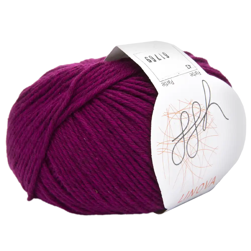 #Farbe_ggh Linova | 043 Tiefes Beerenrot