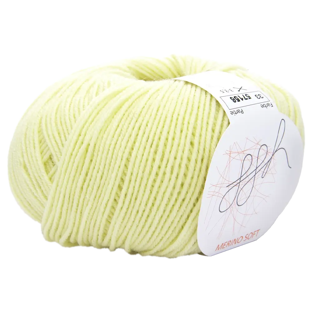 #Farbe_ggh Merino Soft | 033 Pastellgelb
